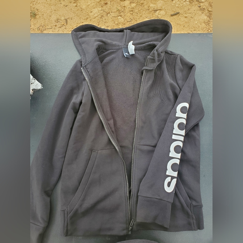 Adidas Women front zip sweatshirt